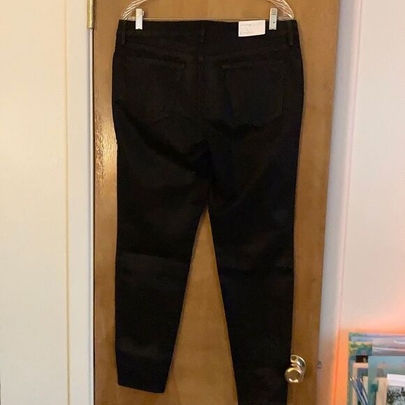 Jessica Simpson Midrise Super Skinny Black Pants - Picture 7 of 9